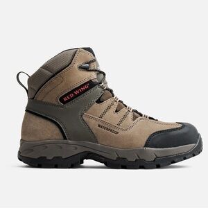Redwing composite toe Men's Durable Hiking work Boots - Brown and Black